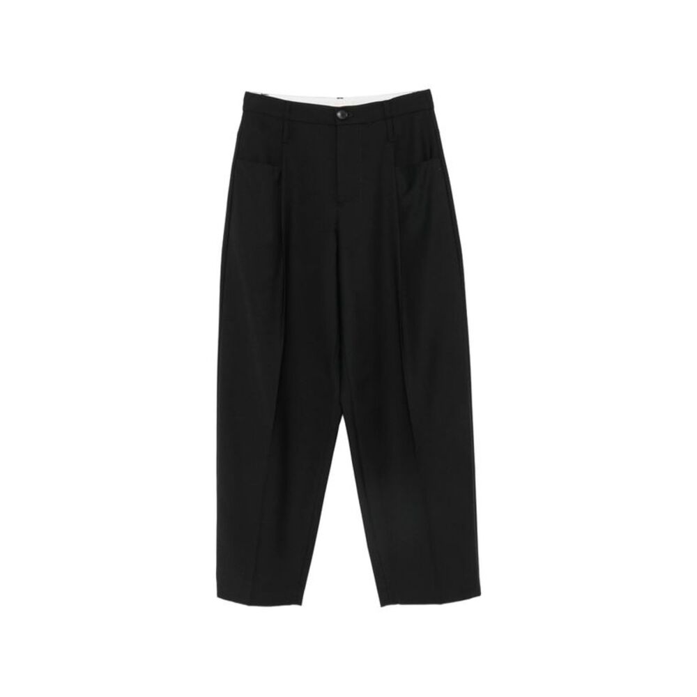 Tela Black Trousers - Cropped Trousers Women